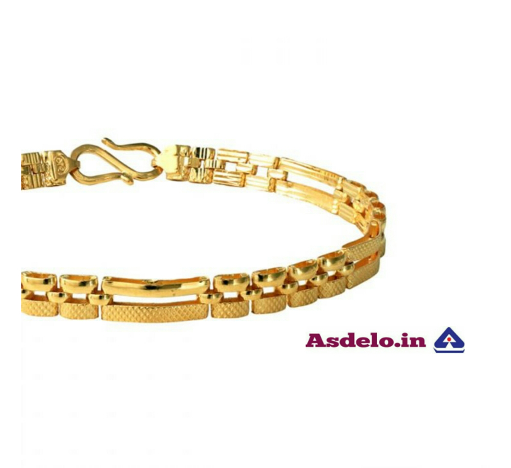 18K Rose Gold Diamond Baguette Design Men's Bracelet | Pachchigar Jewellers